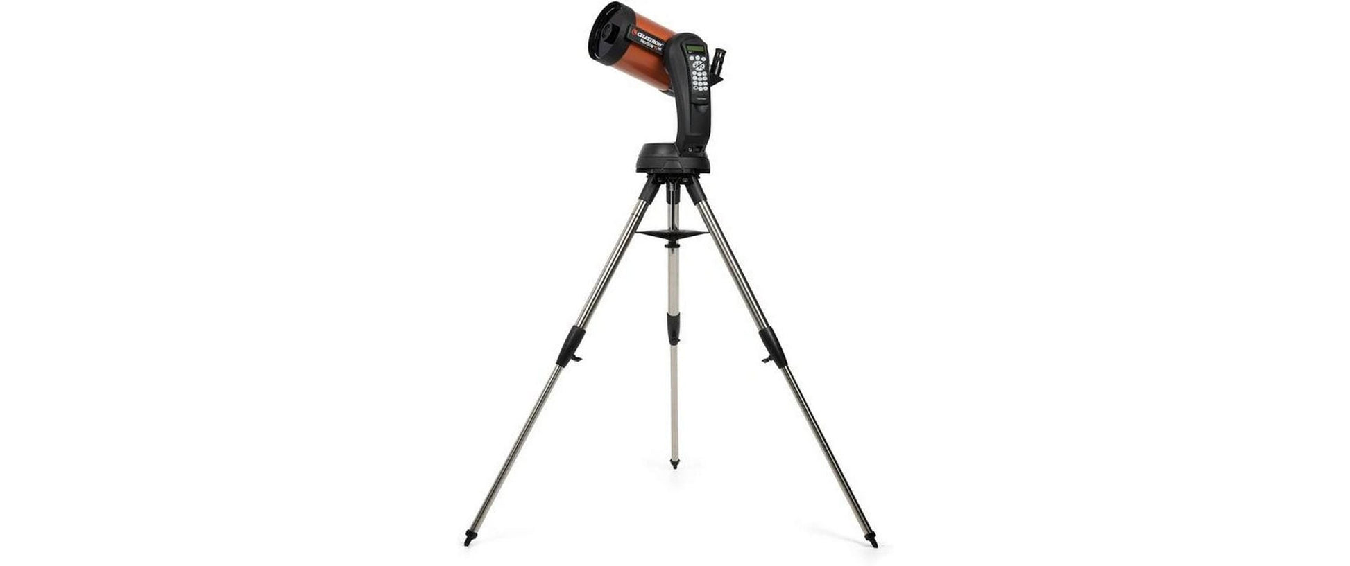Celestron NexStar 6 SE SCT – Spiegelteleskop, 1500 mm Brennweite, f/10, 354× Vergrösserung, Schwarz, Orange