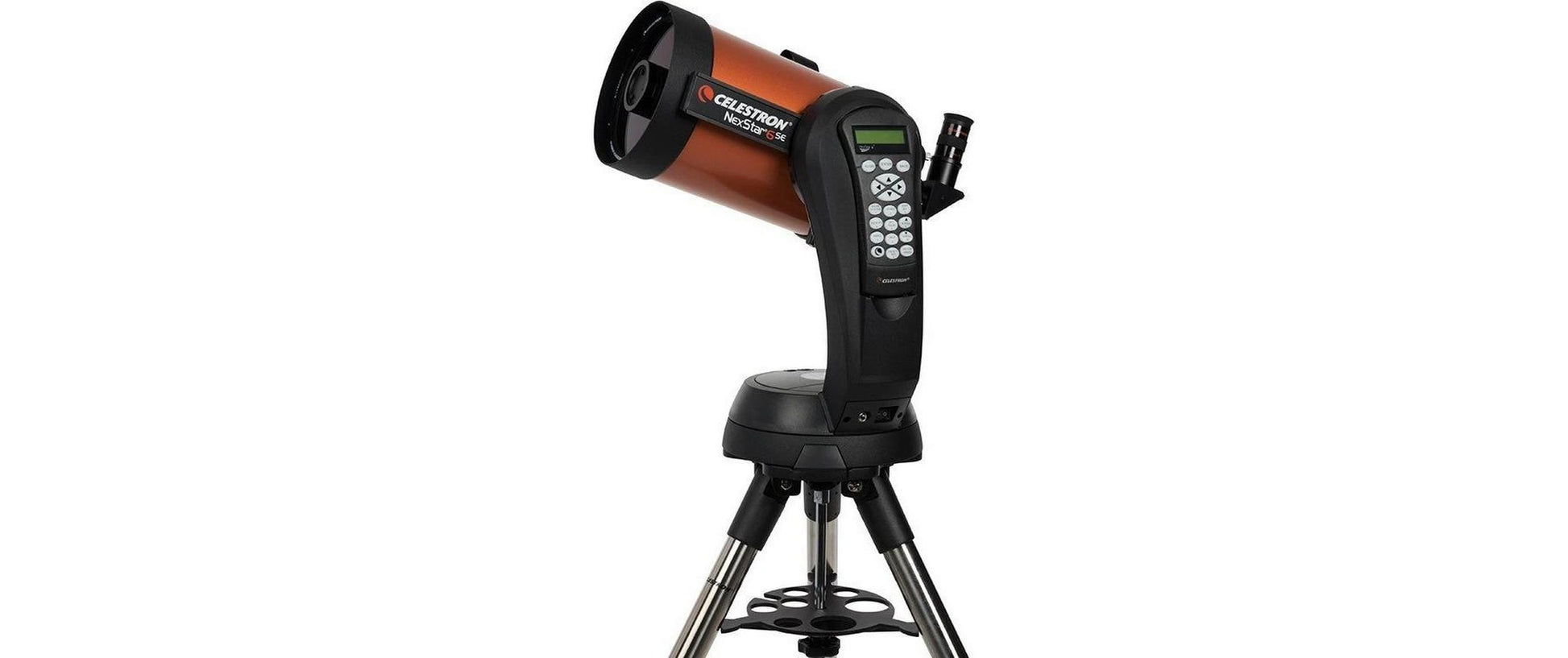 Celestron NexStar 6 SE SCT – Spiegelteleskop, 1500 mm Brennweite, f/10, 354× Vergrösserung, Schwarz, Orange