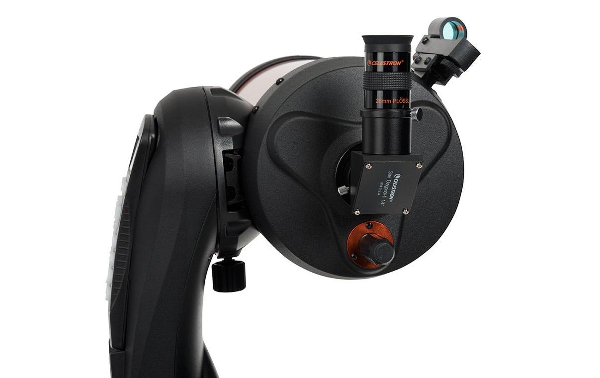 Celestron NexStar 6 SE SCT – Spiegelteleskop, 1500 mm Brennweite, f/10, 354× Vergrösserung, Schwarz, Orange