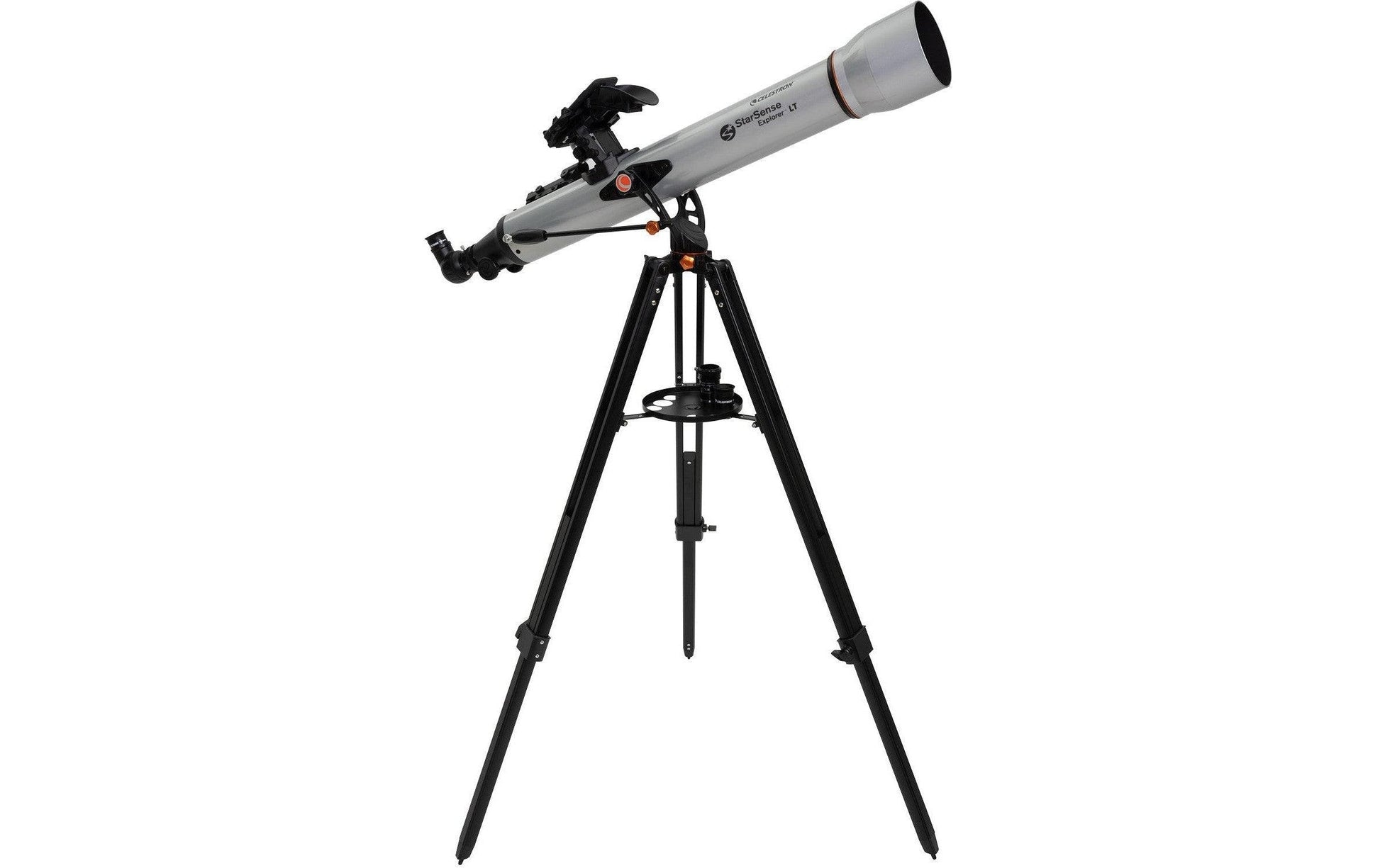 Celestron StarSense Explorer LT 80AZ – Refraktor, 80 mm, 900 mm Brennweite, azimutal, silber