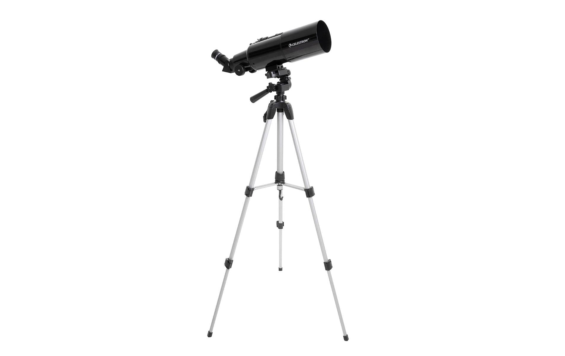 Celestron Travel Scope 80 – Refraktor, 300 mm, 15×, 7,6 cm Rohrdurchmesser, schwarz