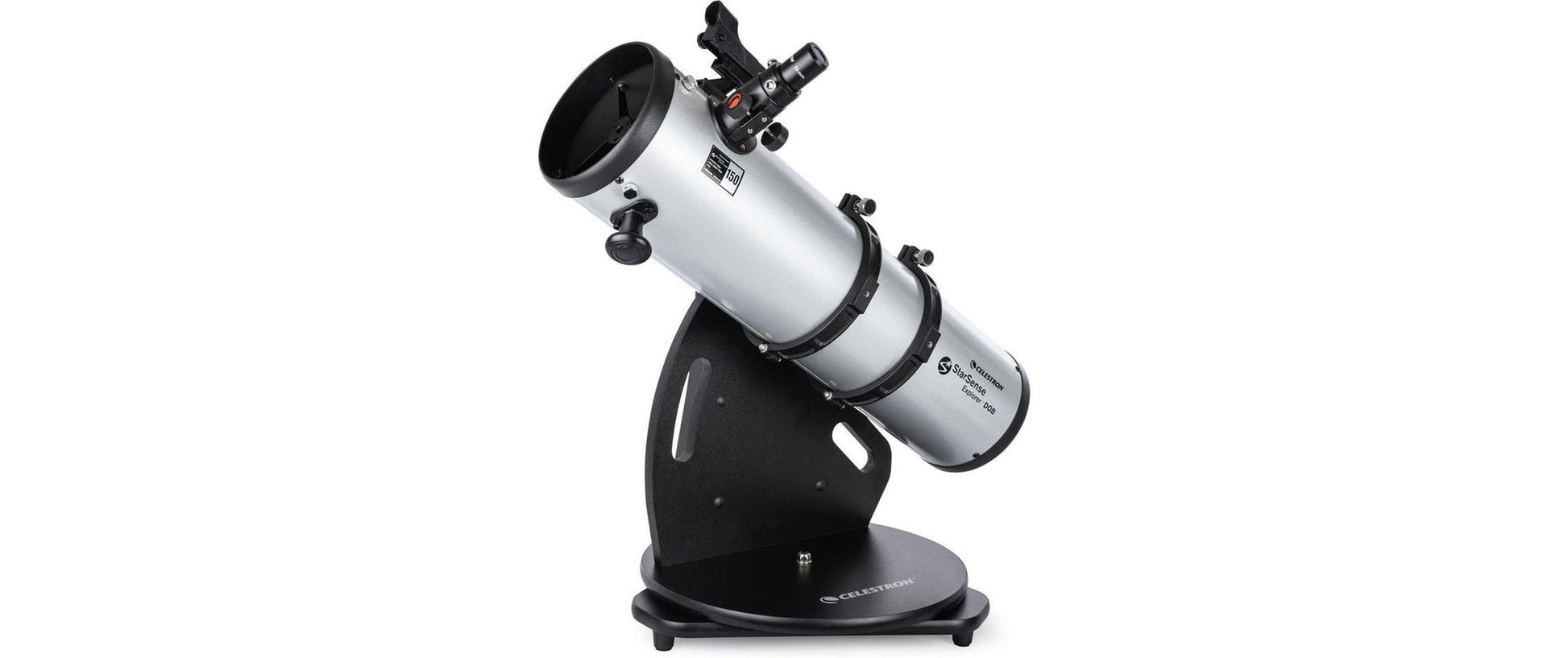 Celestron SSE 150mm Tabletop Dobson – Spiegelteleskop, 150 mm Öffnung, 750 mm Brennweite, f/5, Schwarz/Silber