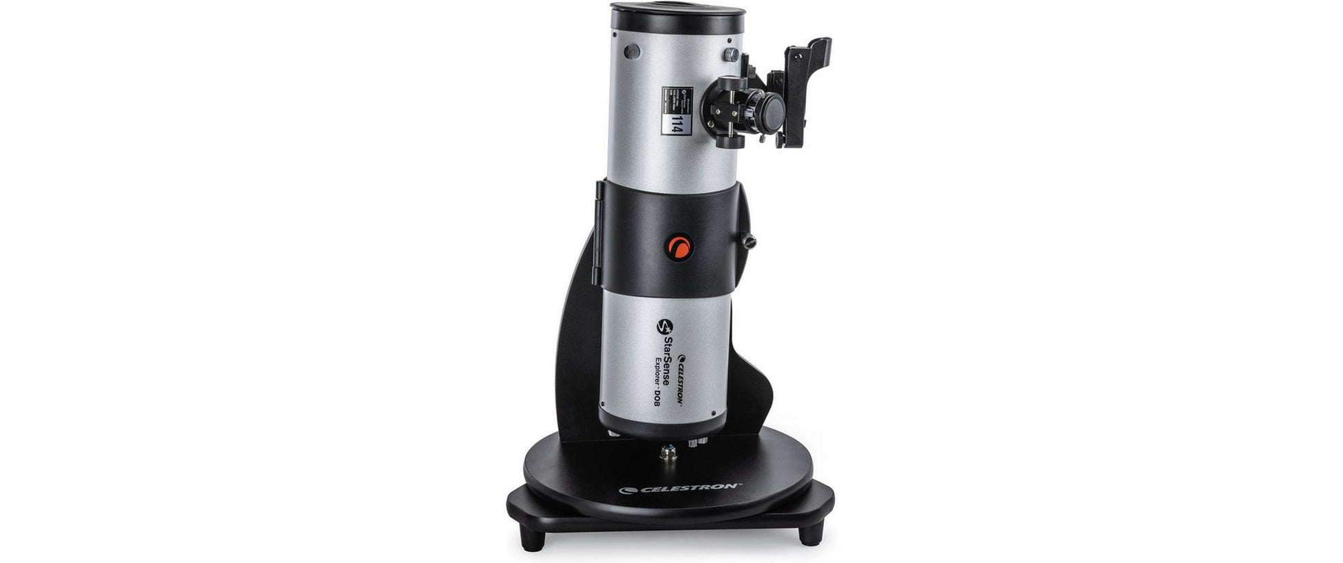 Celestron SSE 114mm Tabletop Dobson – Spiegelteleskop, 114 mm Öffnung, 450 mm Brennweite, f/4, Schwarz/Silber