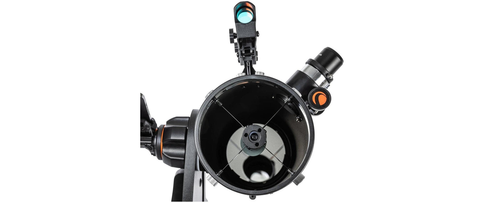 Celestron SSE 114mm Tabletop Dobson – Spiegelteleskop, 114 mm Öffnung, 450 mm Brennweite, f/4, Schwarz/Silber