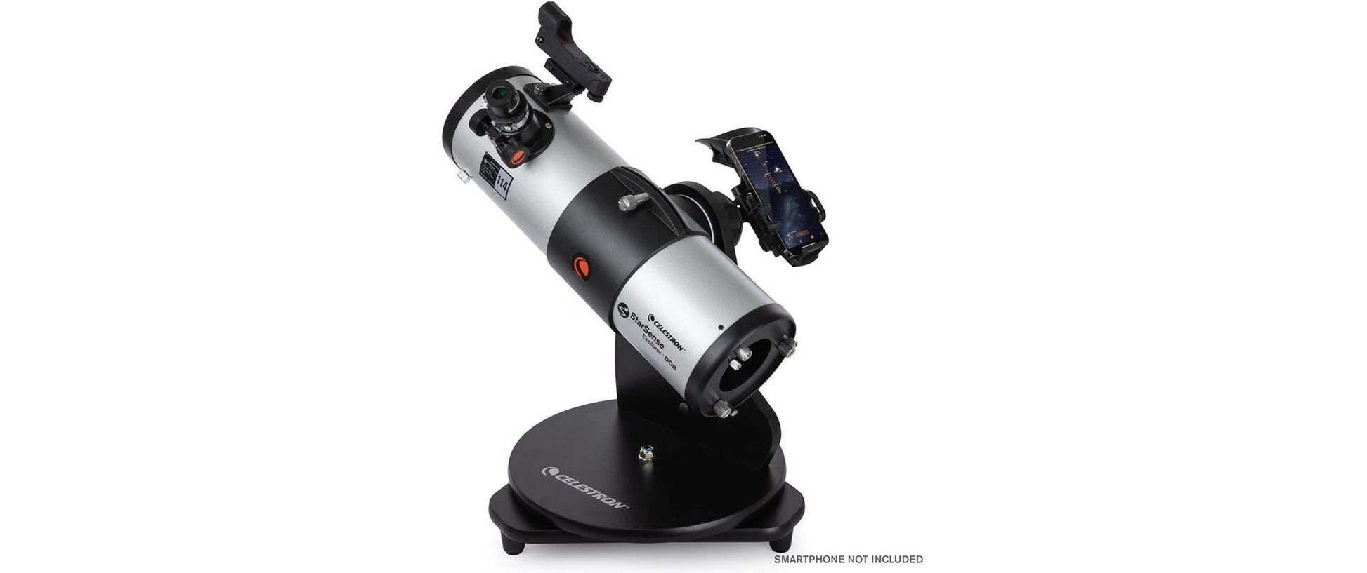 Celestron SSE 114mm Tabletop Dobson – Spiegelteleskop, 114 mm Öffnung, 450 mm Brennweite, f/4, Schwarz/Silber