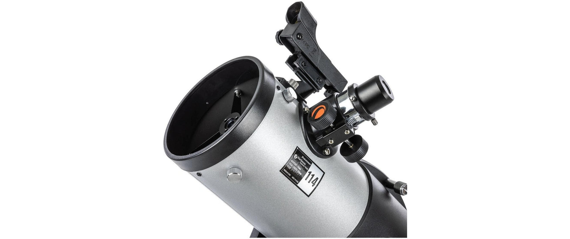 Celestron SSE 114mm Tabletop Dobson – Spiegelteleskop, 114 mm Öffnung, 450 mm Brennweite, f/4, Schwarz/Silber