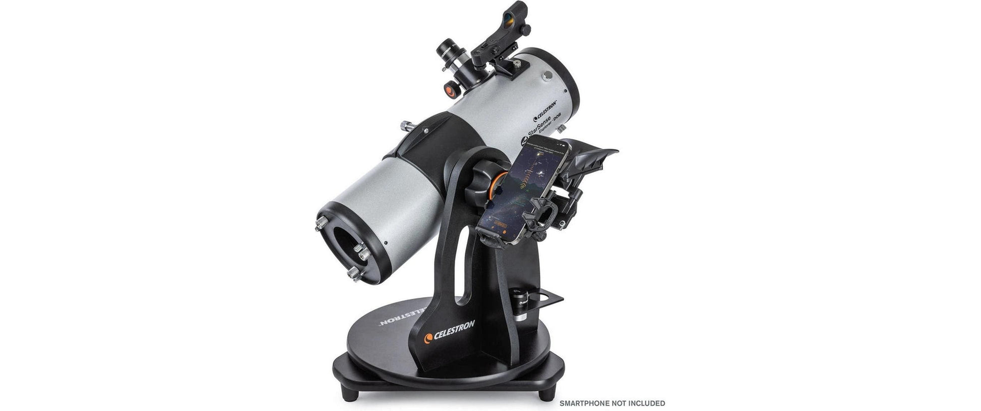 Celestron SSE 114mm Tabletop Dobson – Spiegelteleskop, 114 mm Öffnung, 450 mm Brennweite, f/4, Schwarz/Silber