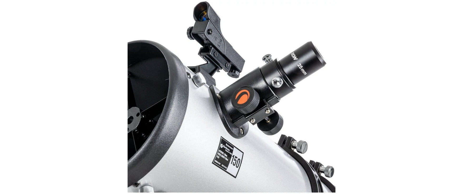Celestron SSE 150mm Tabletop Dobson – Spiegelteleskop, 150 mm Öffnung, 750 mm Brennweite, f/5, Schwarz/Silber