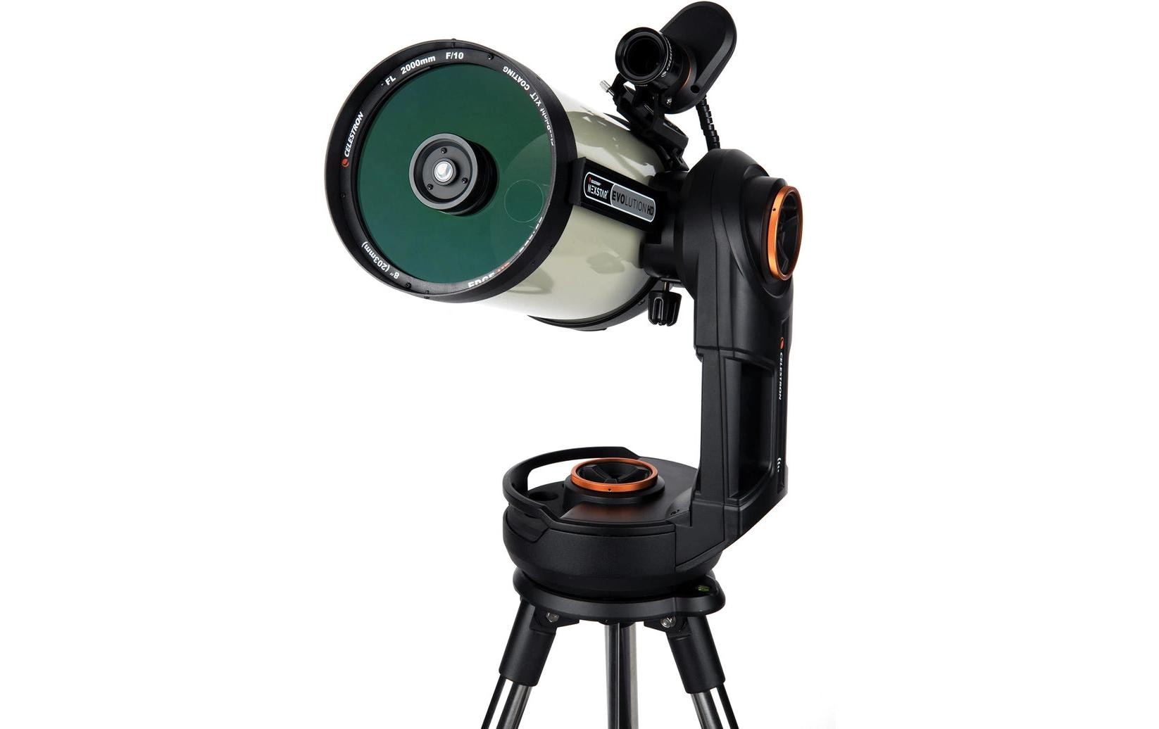 Celestron Evolution 8 HD – Spiegelteleskop, 2032 mm, Öffnung 203 mm, 480× Vergrösserung, Schwarz