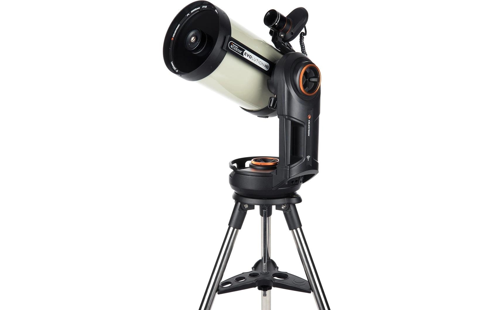 Celestron Evolution 8 HD – Spiegelteleskop, 2032 mm, Öffnung 203 mm, 480× Vergrösserung, Schwarz