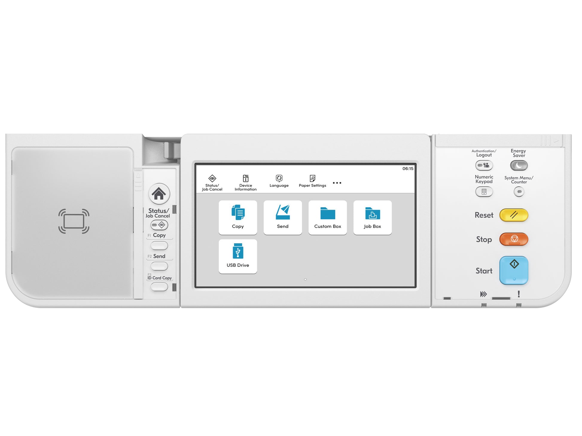 Kyocera MA4500ifx – S/W Laser-MFP A4, 4-in-1 – USB/LAN – Duplex, Duplex-ADF – 45 ppm S/W