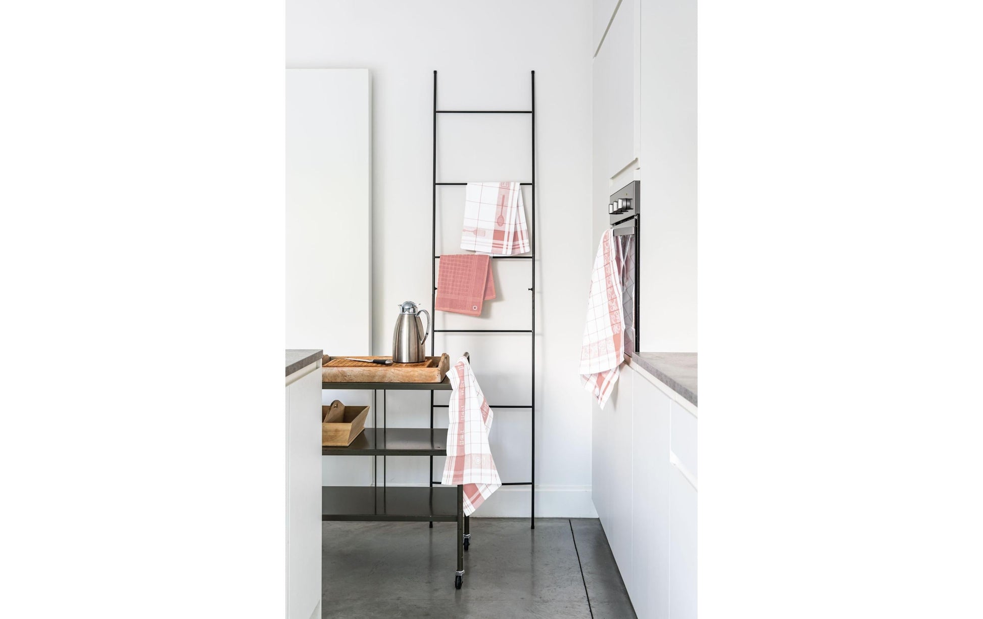 Tiseco Geschirrtuch Pharao – Altrosa, 50 × 50 cm, Baumwolle, 2er-Set