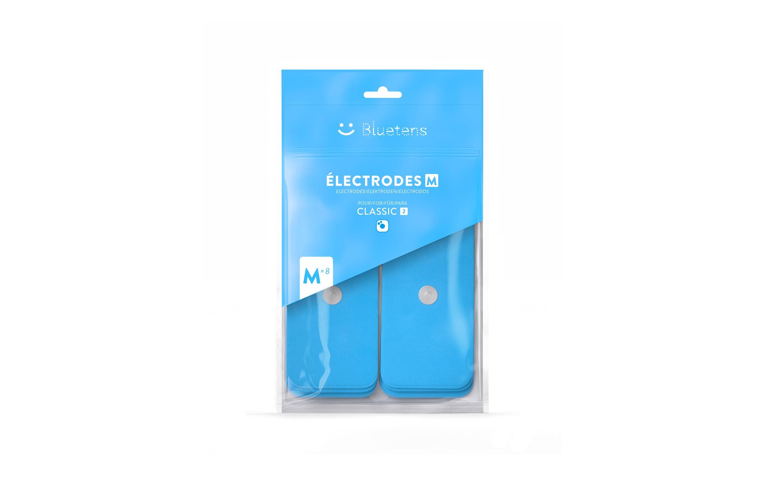 Bluetens Ersatzelektroden – für Classic 2 – Medium, Blau