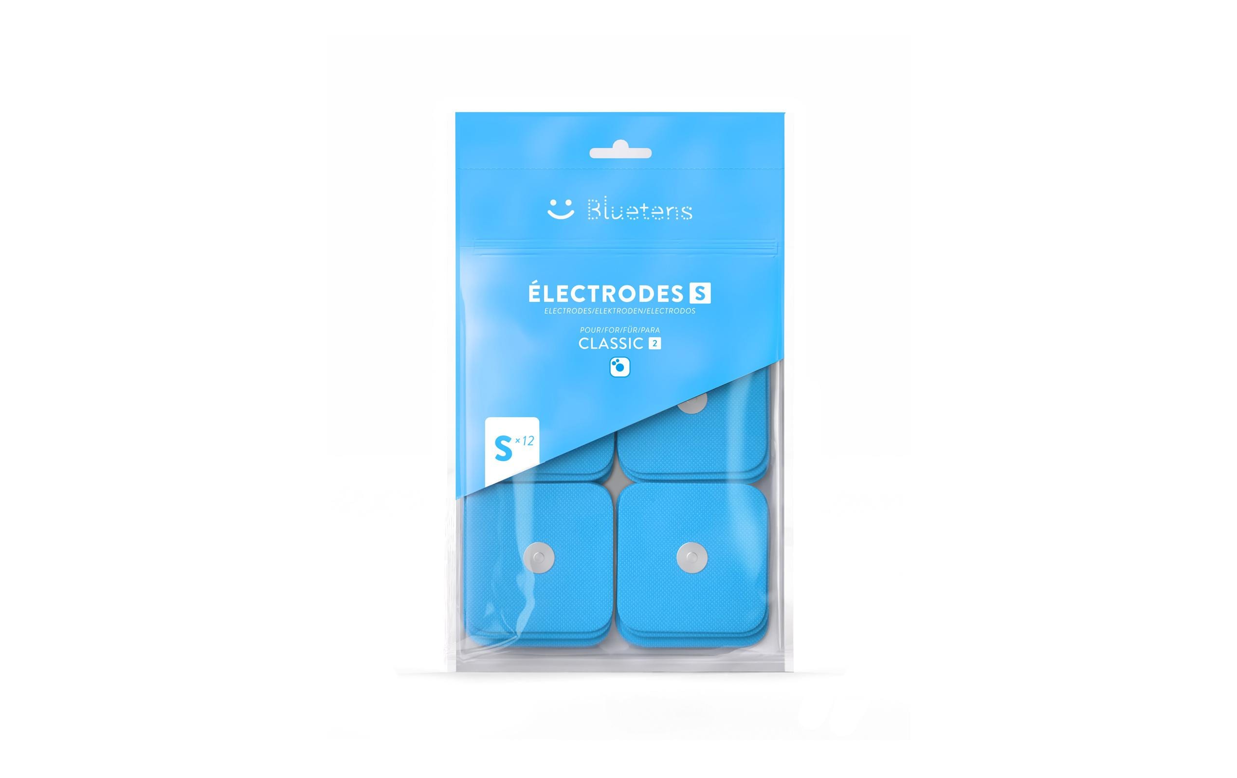 Bluetens Ersatzelektroden Classic 2 – Grösse S, Blau