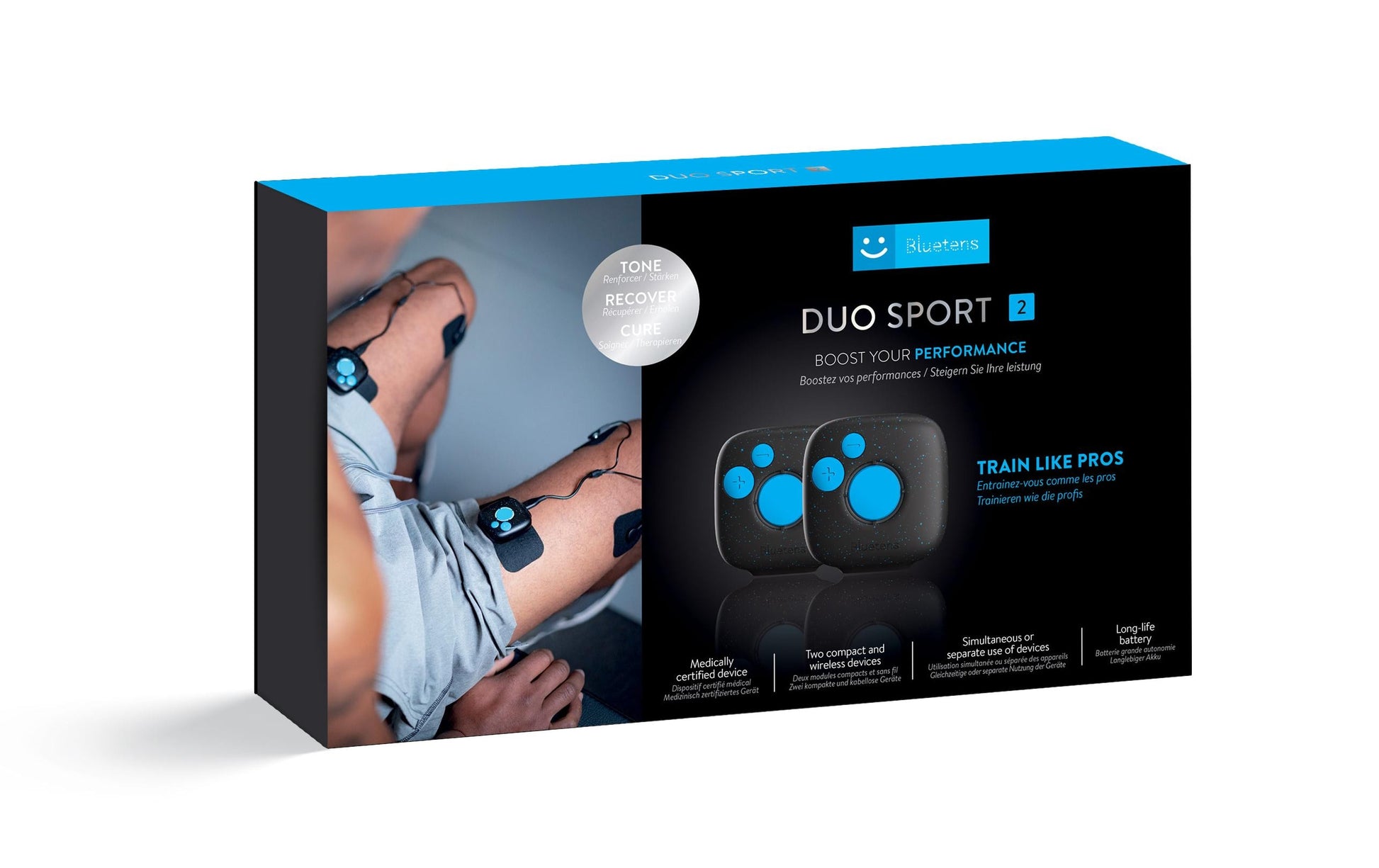 Bluetens Massagegerät (elektrisch) Duo Sport 2 – EMS, schwarz
