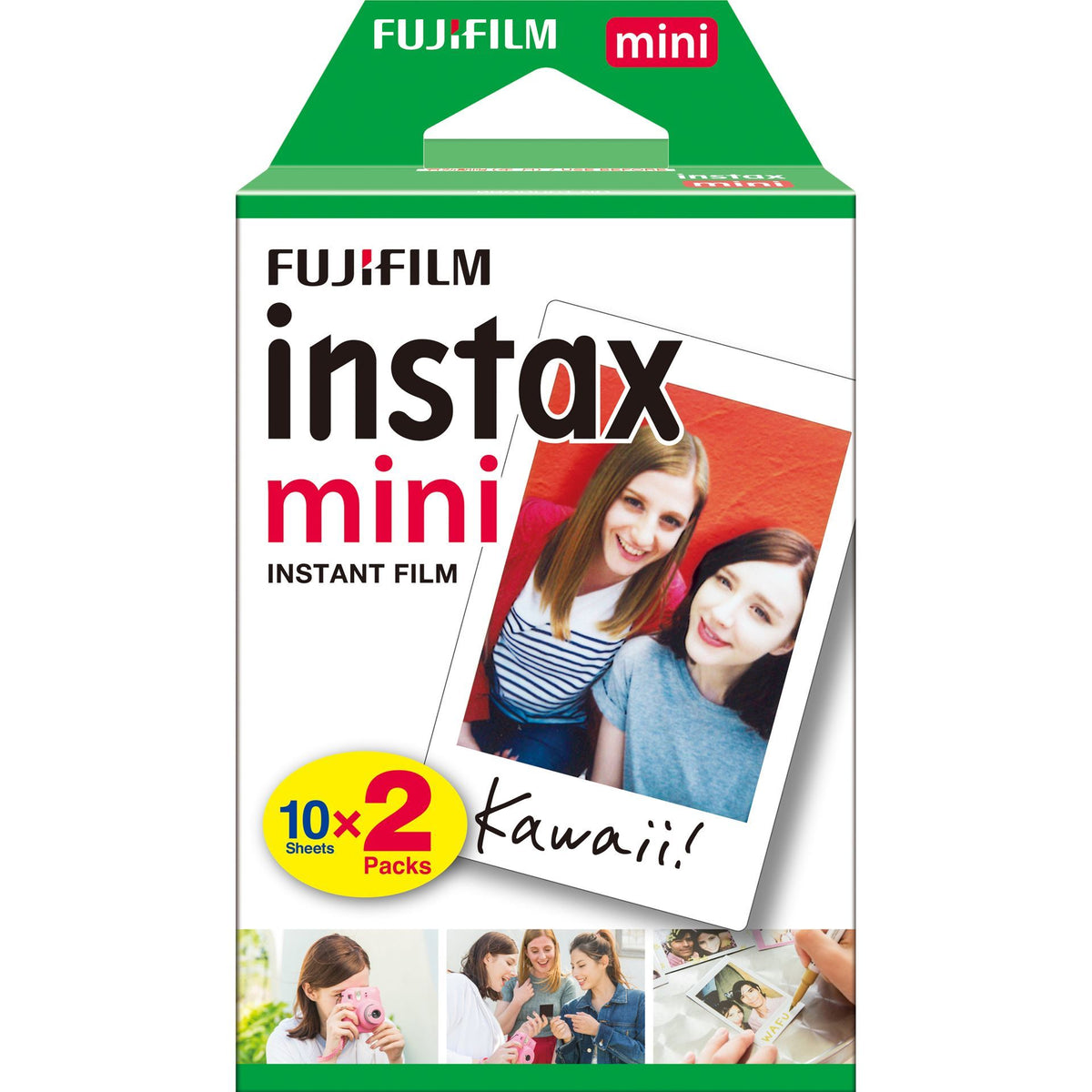 Fujifilm Instax Mini Sofortbildfilm – 86 × 54 mm – für Instax Mini – 20er-Pack