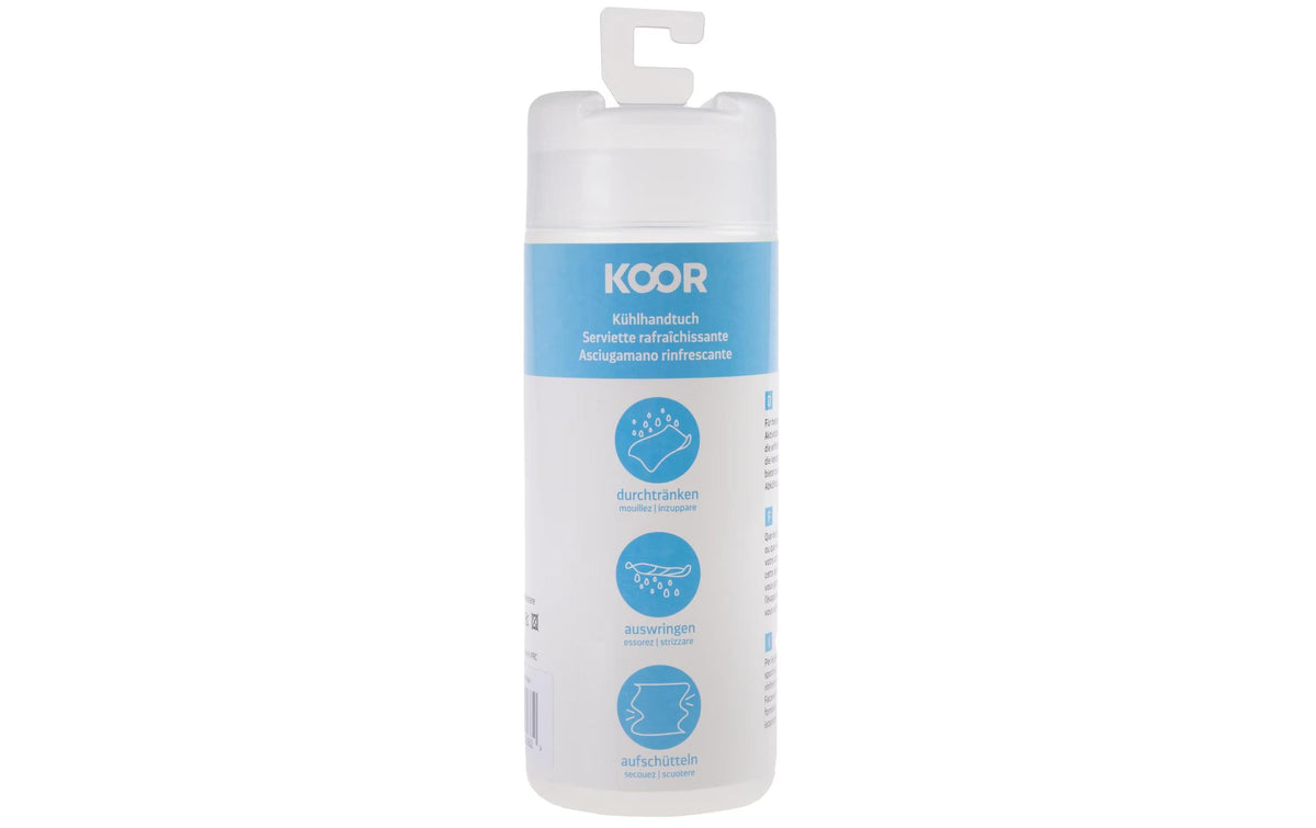 Koor Kühltuch – für Outdoor – 30×100 cm – Schwarz – Polyester