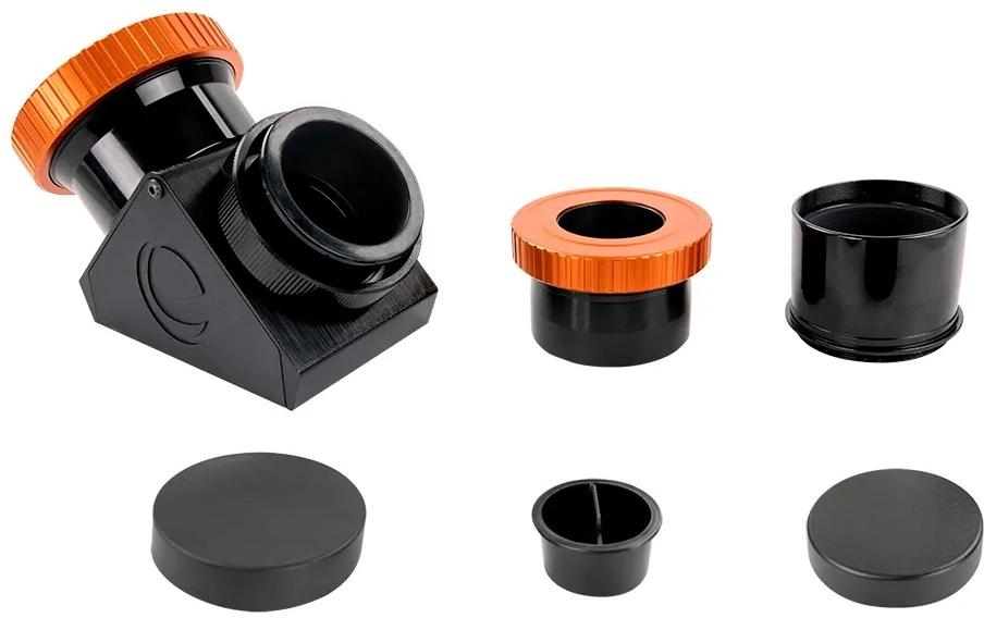 Celestron 2" Spiegel-Diagonal Twist-Lock – Schwarz/Orange