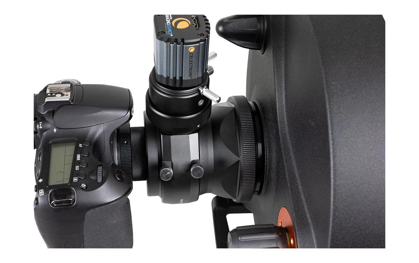 Celestron Adapter V2 – für Off-Axis-Guider – Schwarz