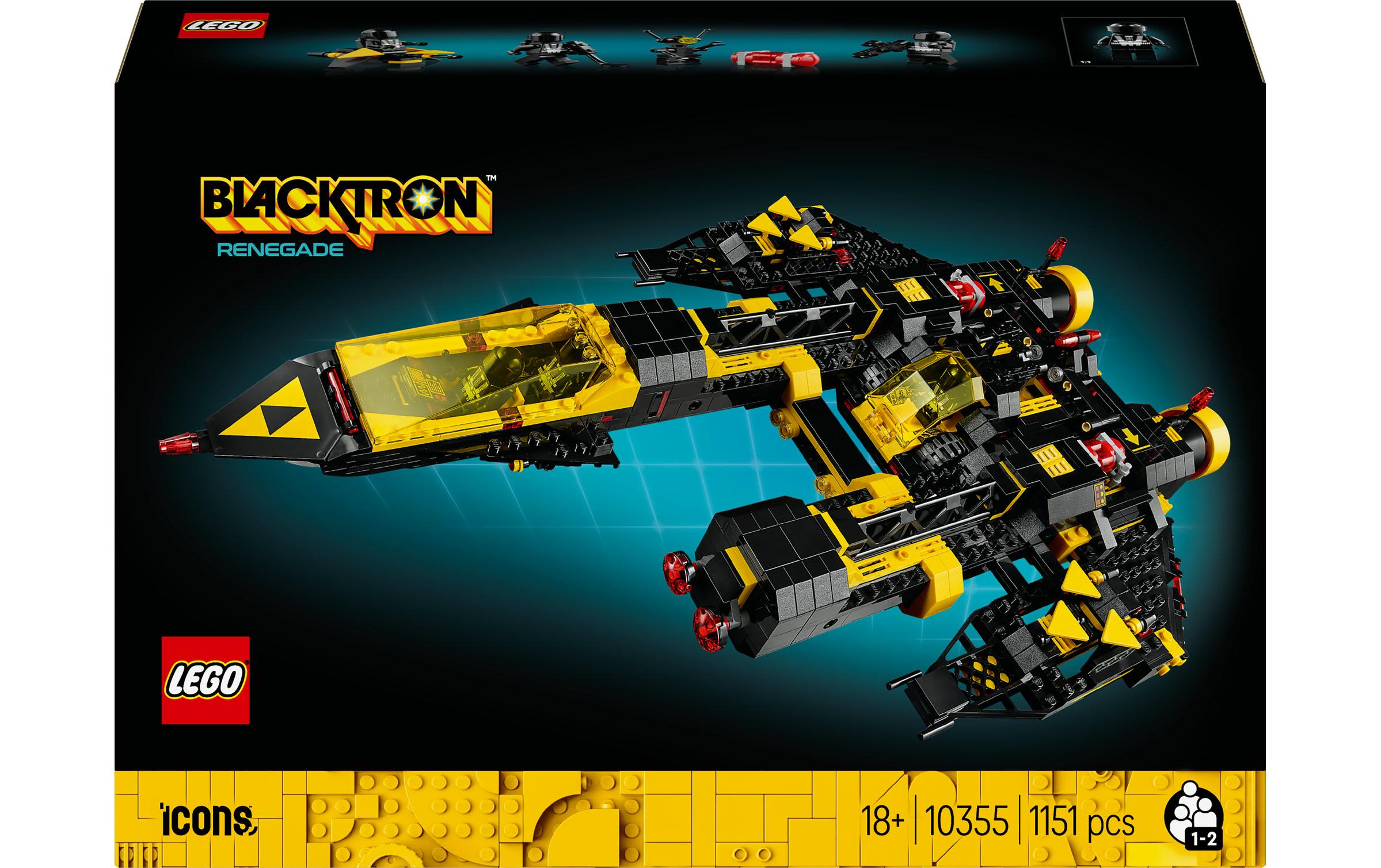 LEGO Icons Blacton Renegade Flugmodell – 1151-teilig – 26,2 × 9,4 × 38,2 cm – ab 18 J.