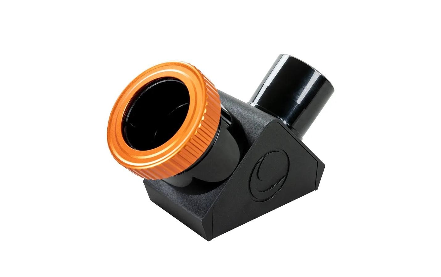 Celestron Twist-L 1,25" Spiegeldiagonal – Schwarz/Orange