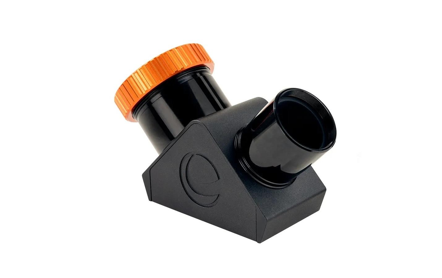 Celestron Twist-L 1,25" Spiegeldiagonal – Schwarz/Orange