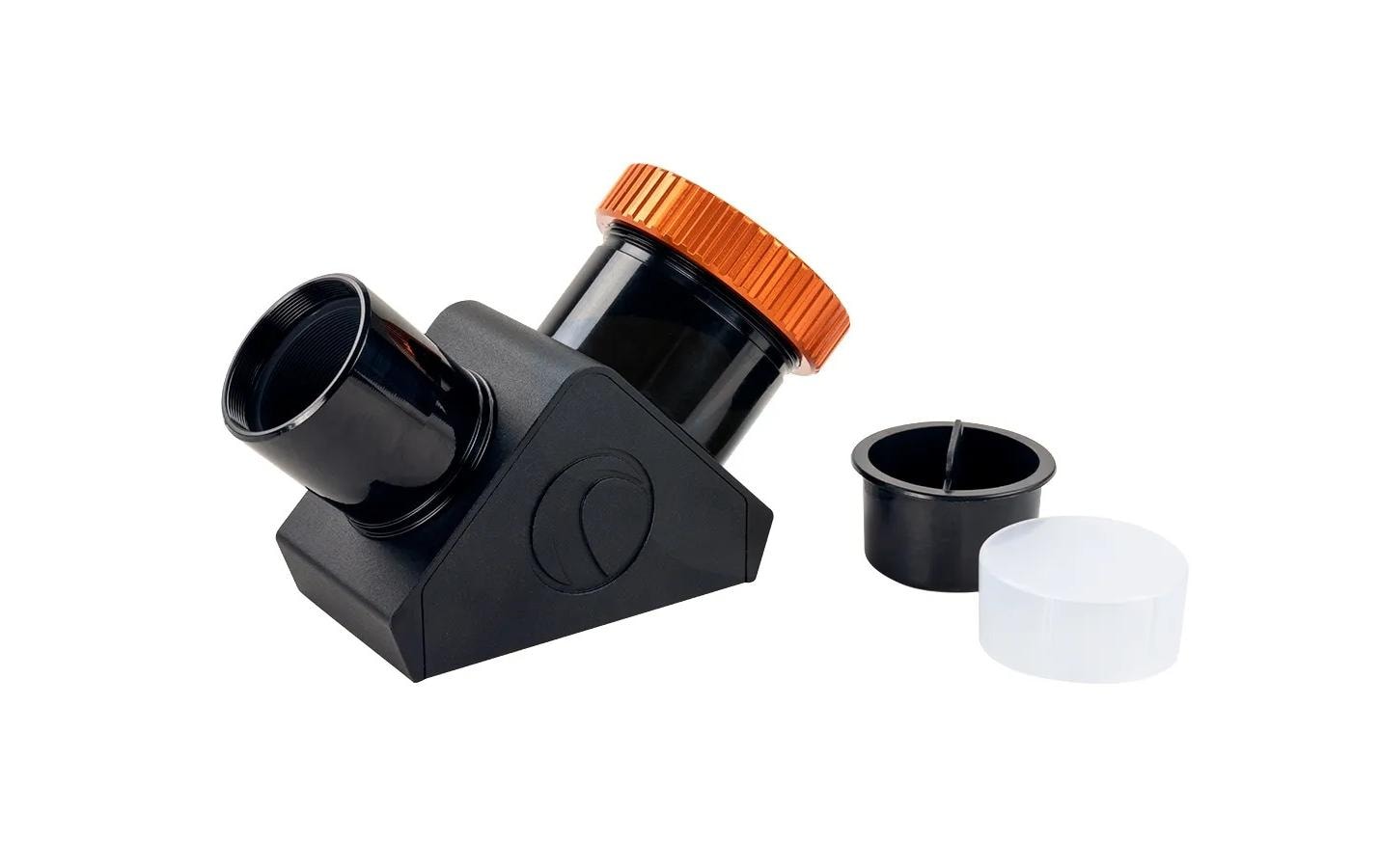 Celestron Twist-L 1,25" Spiegeldiagonal – Schwarz/Orange