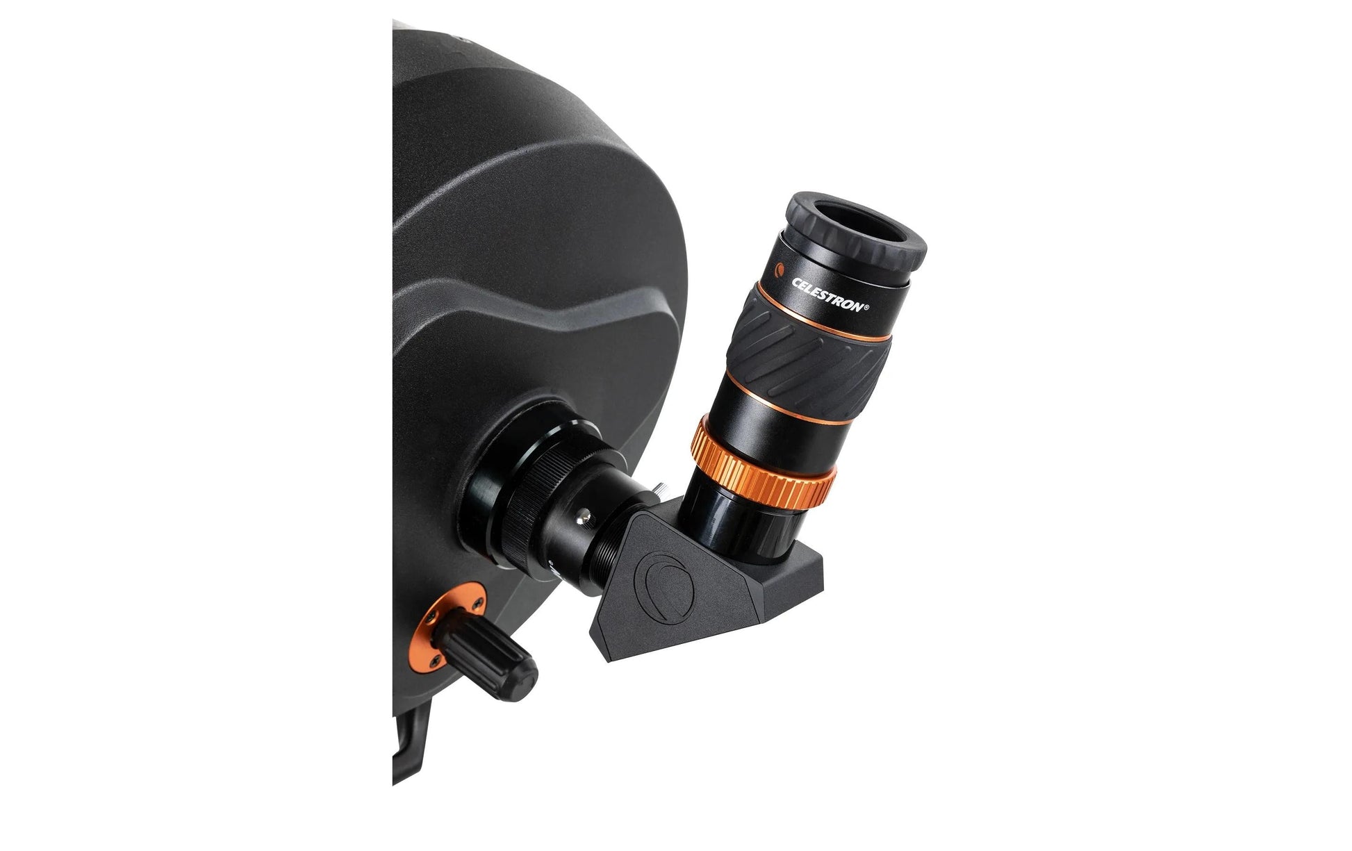 Celestron Twist-L 1,25" Spiegeldiagonal – Schwarz/Orange