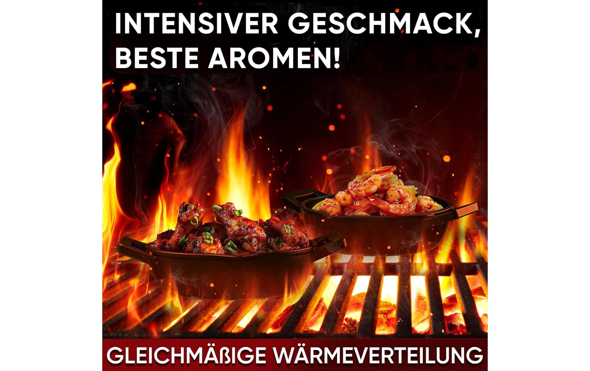 Gusskoenig Fonduepfanne – Ø 4,5 cm, Gusseisen, Schwarz