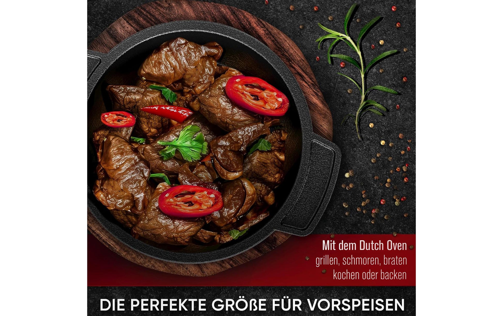 Gusskoenig Kochtopf – 0,3 l, Gusseisen, Schwarz