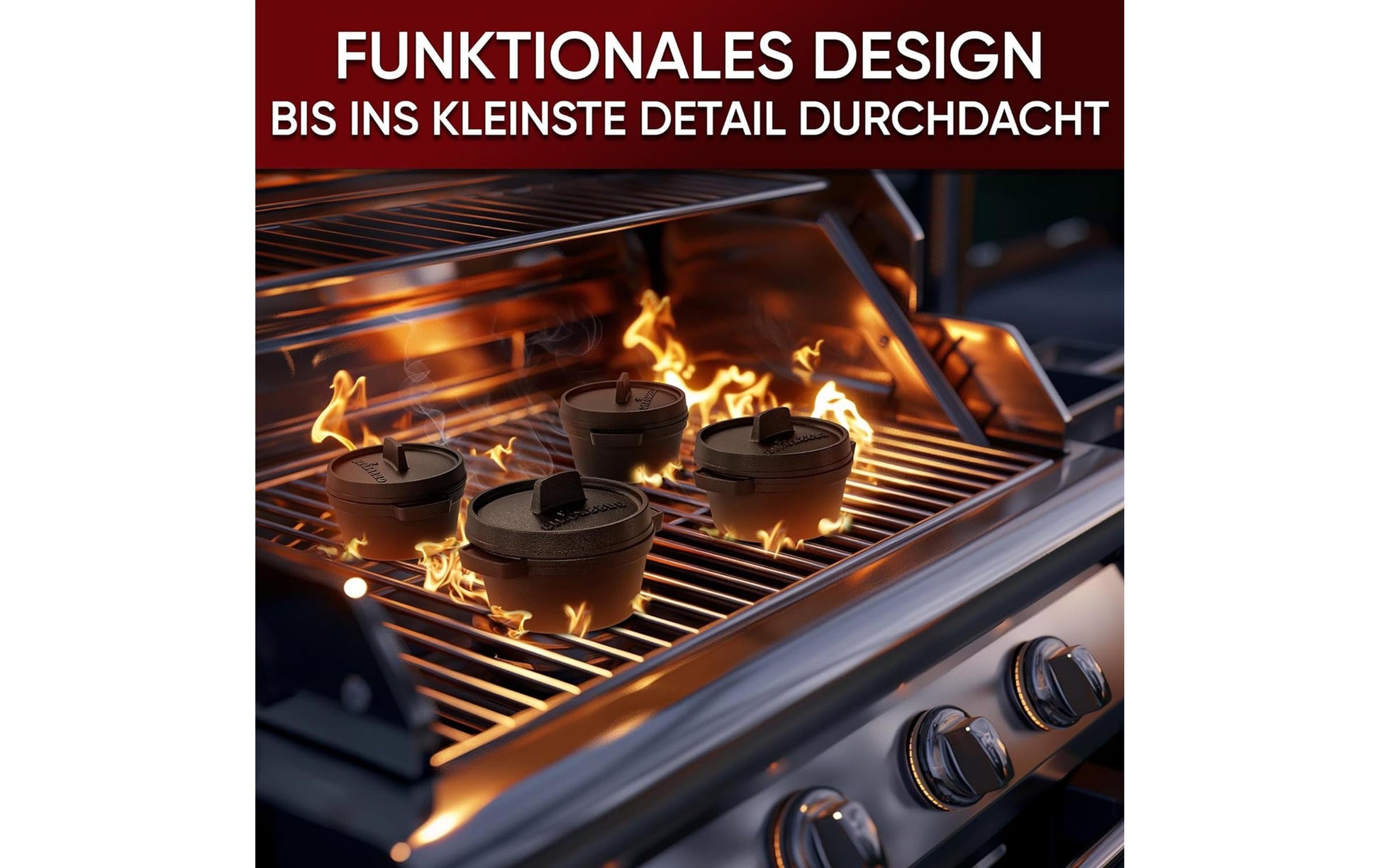 Gusskoenig Kochtopf – 0,3 l, Gusseisen, Schwarz