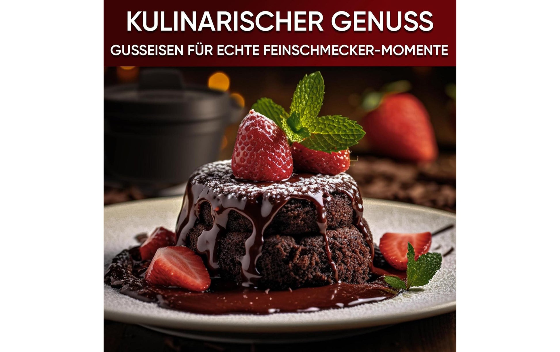 Gusskoenig Kochtopf – 0,3 l, Gusseisen, Schwarz