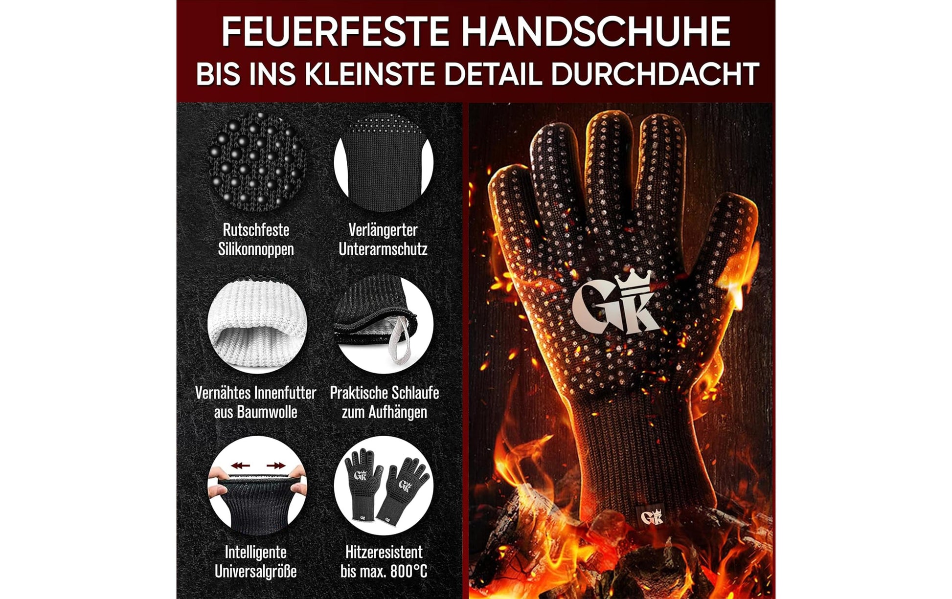 Gusskoenig Ø 36 cm, Gusseisen, Schwarz