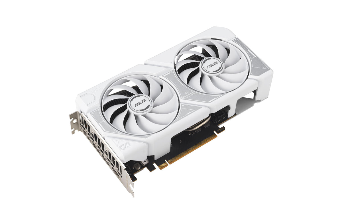 ASUS DUAL RTX 5060 OC – PCIe Grafikkarte – GeForce RTX 5060, 8 GB GDDR7, PCIe 5.0, 3×DP, 1×HDMI, Weiss