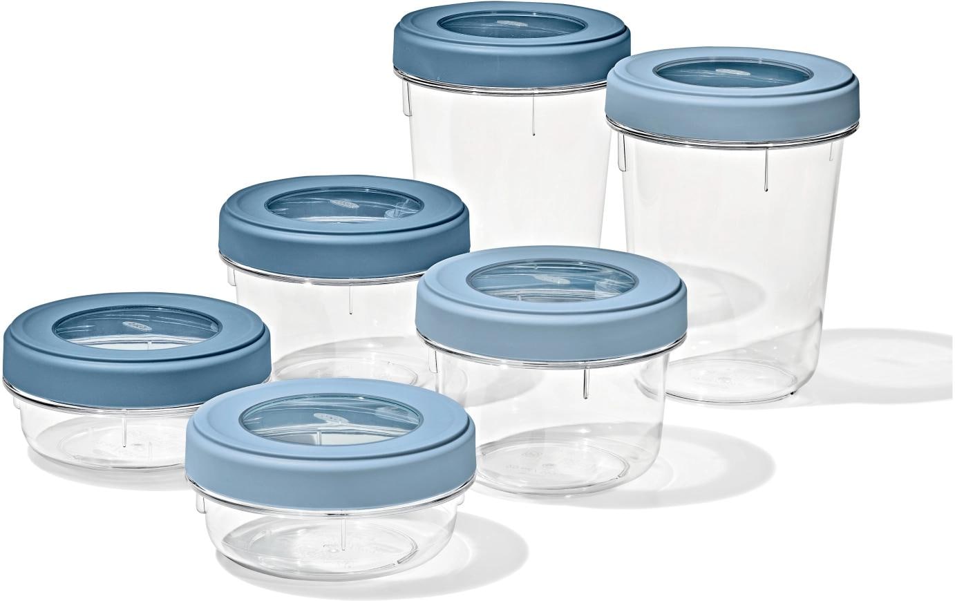 OXO Vorratsdose 550 ml, Ø 11,7 × 8,9 cm, Kunststoff, Transparent