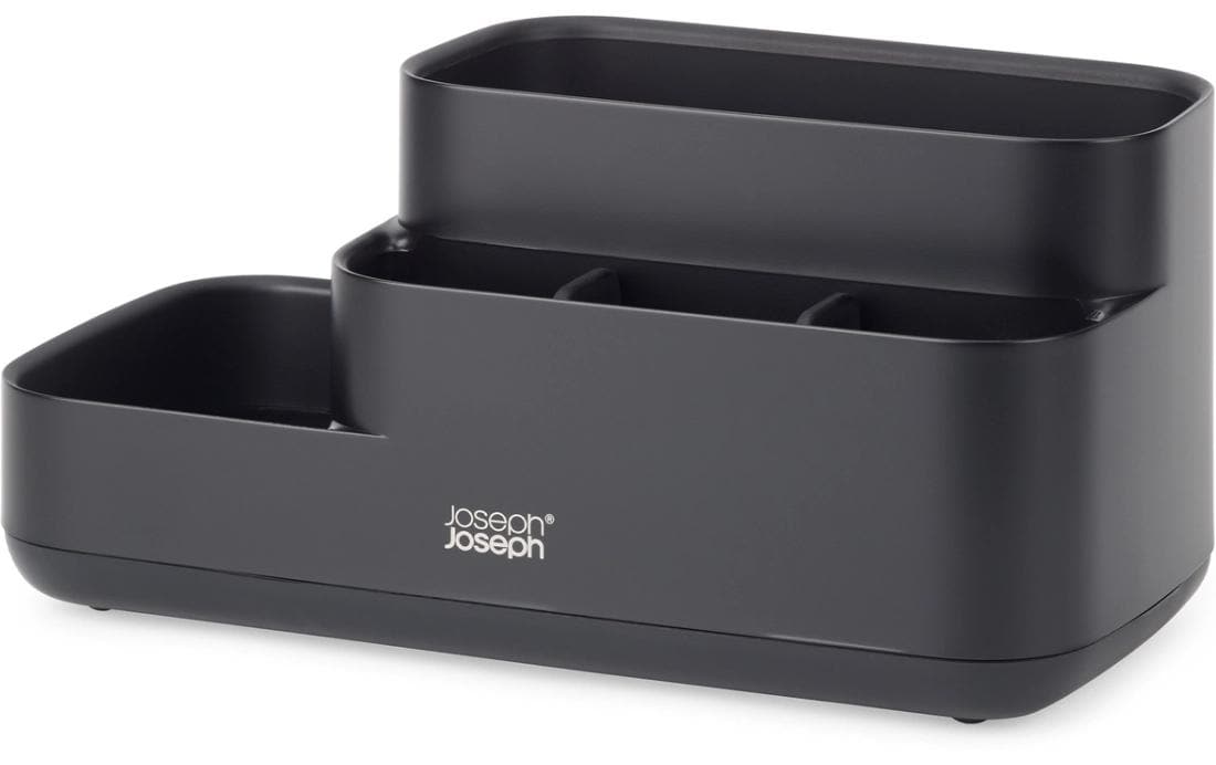 Joseph Joseph EasyStore Aufbewahrungsbox – 24,9×11,9×11,6 cm, Kunststoff (Polystyrol, PS), Schwarz
