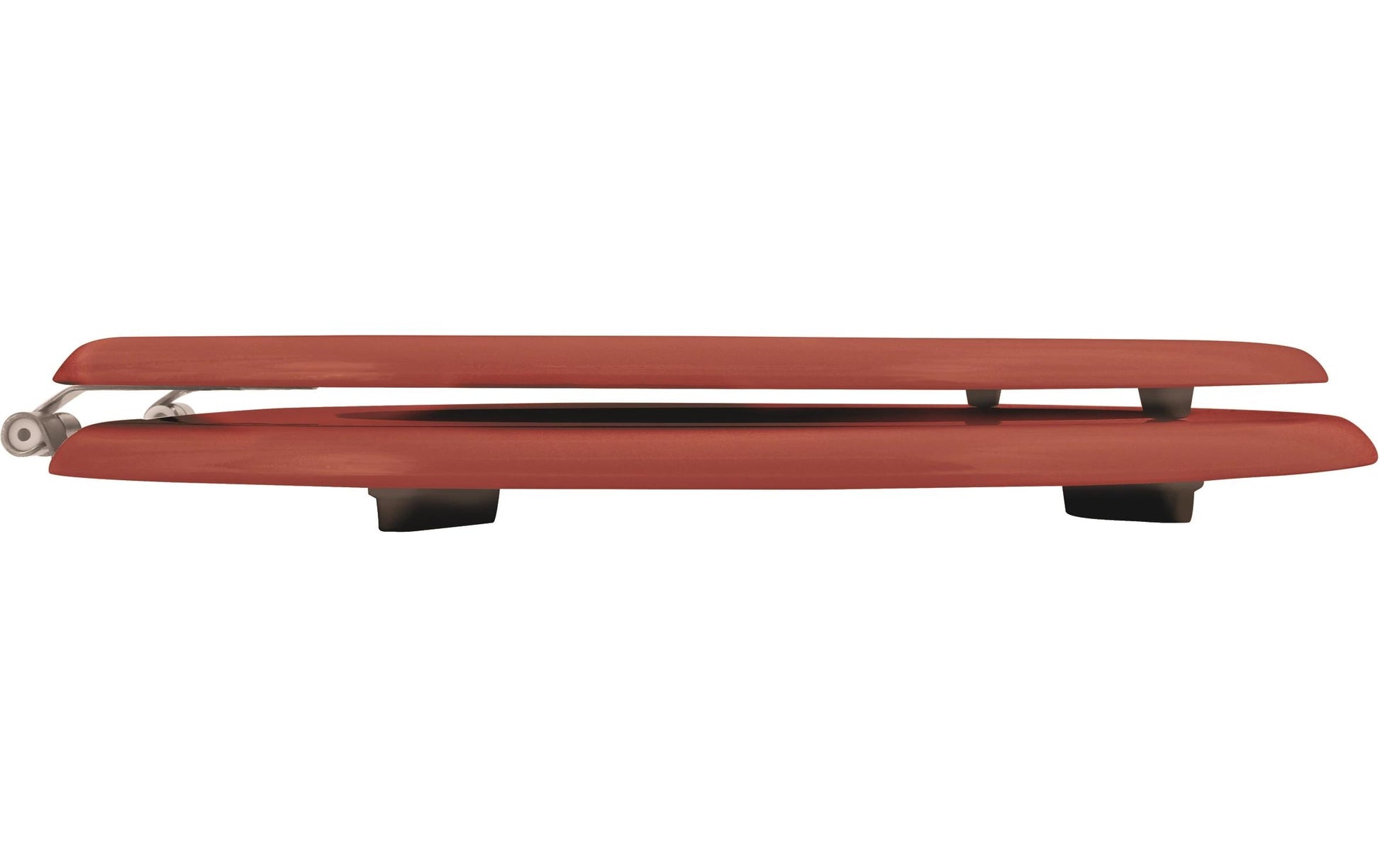 MSV WC-Sitz – Scharniere aus Edelstahl, Terracotta, B 36,5 × L 42,5 cm