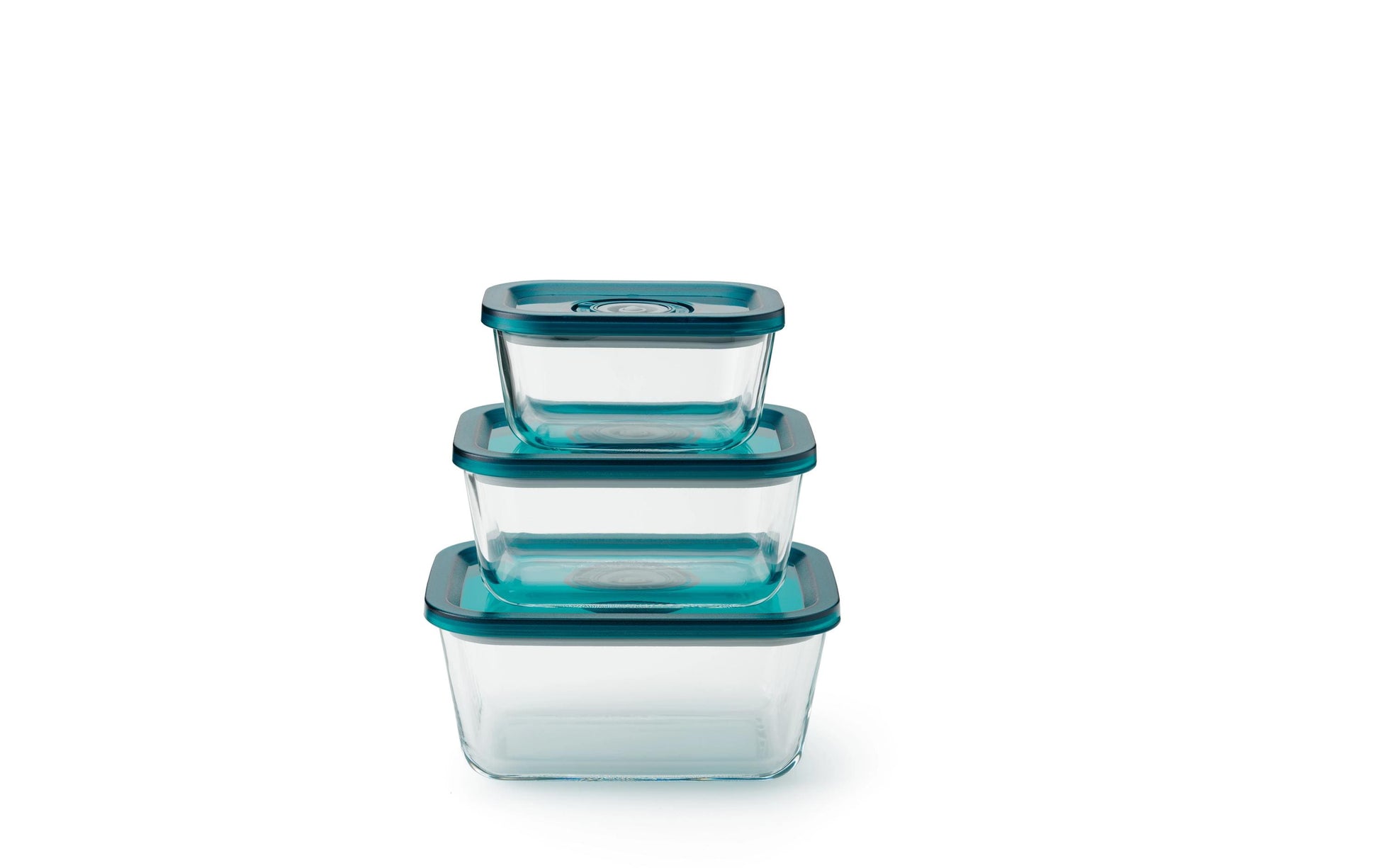 Solis Vakuumiercontainer – 370 ml, Glas, Transparent, Grün