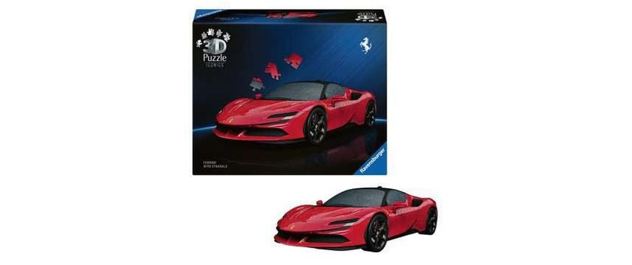 Ravensburger 3D Puzzle Ferrari SF90 Stradale – 108 Teile – ab 8 Jahren