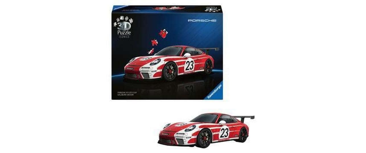 Ravensburger 3D Puzzle Porsche 911 GT3 Cup – 108 Teile – ab 8 Jahren