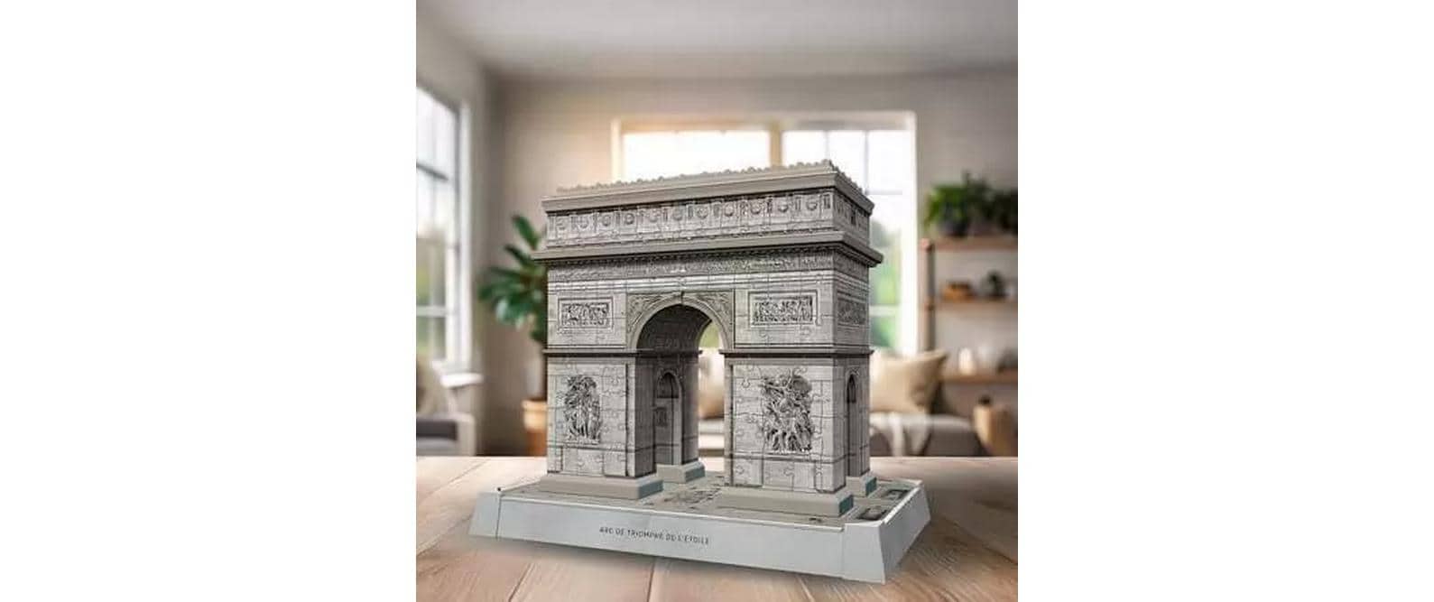 Ravensburger 3D Puzzle Arc de Triomphe – 216 Teile – 26,9 × 23,9 × 16,9 cm – ab 8 Jahren