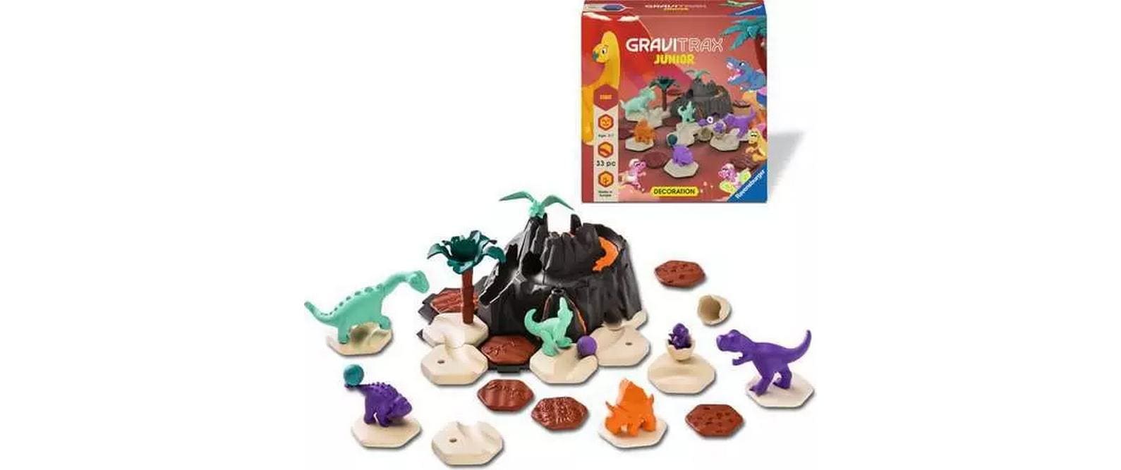 Ravensburger Dino Erweiterung – für GraviTrax – 33-teilig – ab 3 Jahren – Kunststoff – FSC