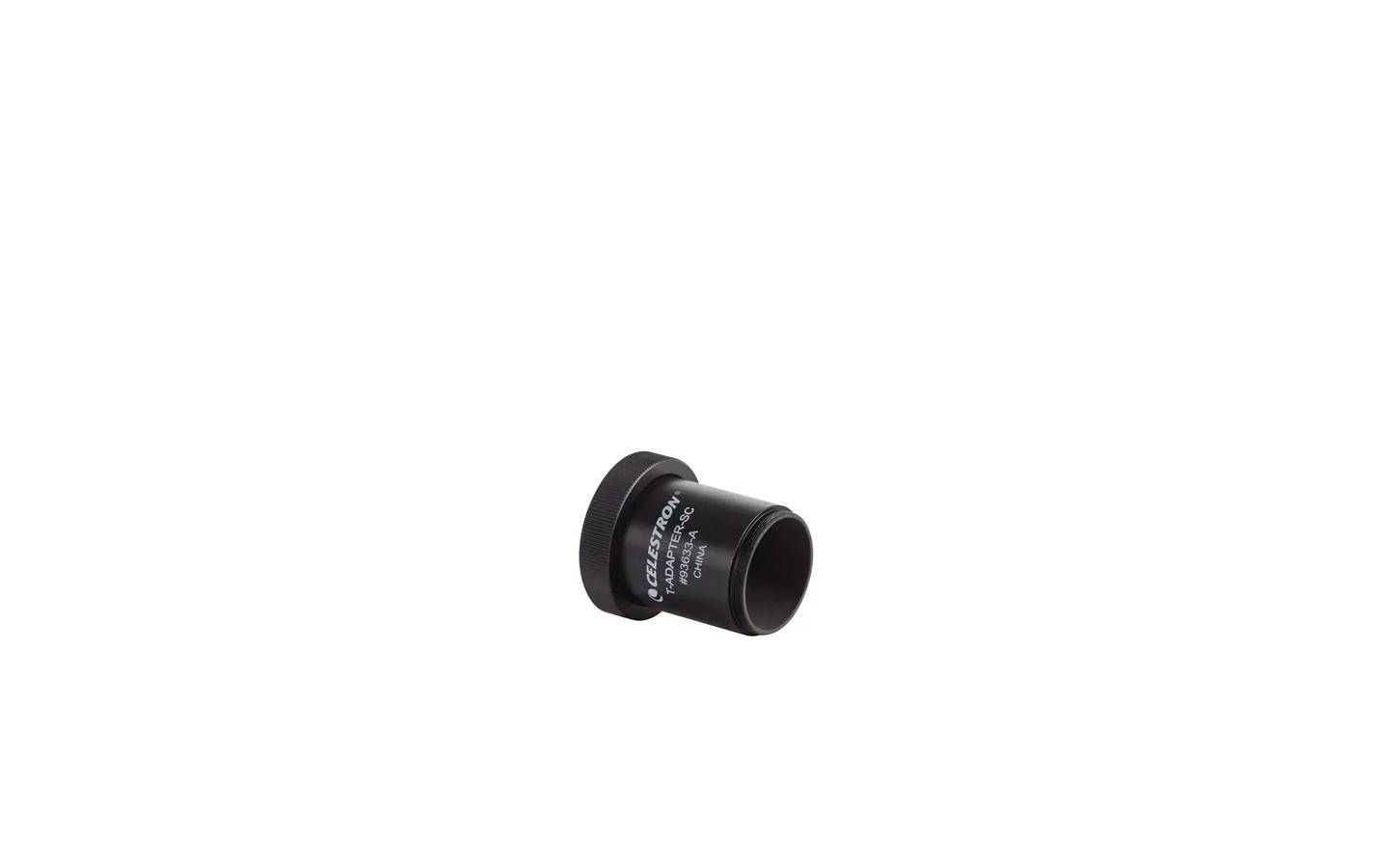 Celestron T-Adapter Teleskop-Adapter – für Schmidt-Cassegrain (C5, C6, C8 u. a.) – Schwarz
