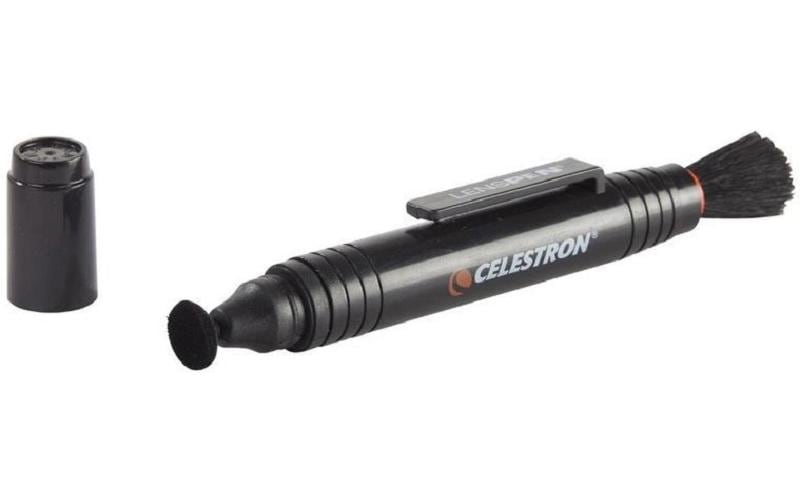 Celestron Reinigungsstift – mit Bürste – für Objektive, Glas – Schwarz