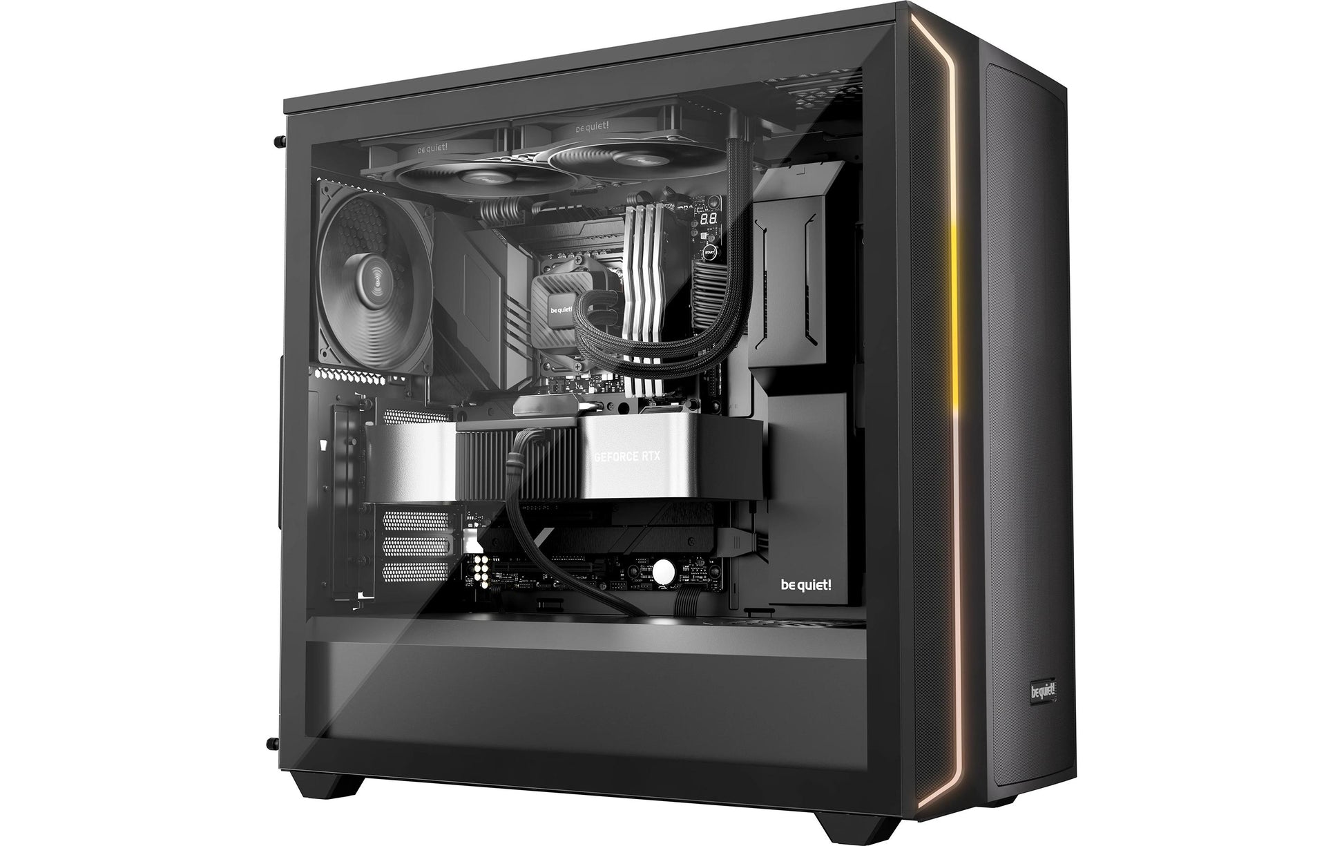 be quiet! be quiet PURE LOOP 3 280MM – AIO-Flüssigkeitskühler – 2×140 mm Lüfter, für LGA 1150, LGA 1151, LGA 1155 und andere