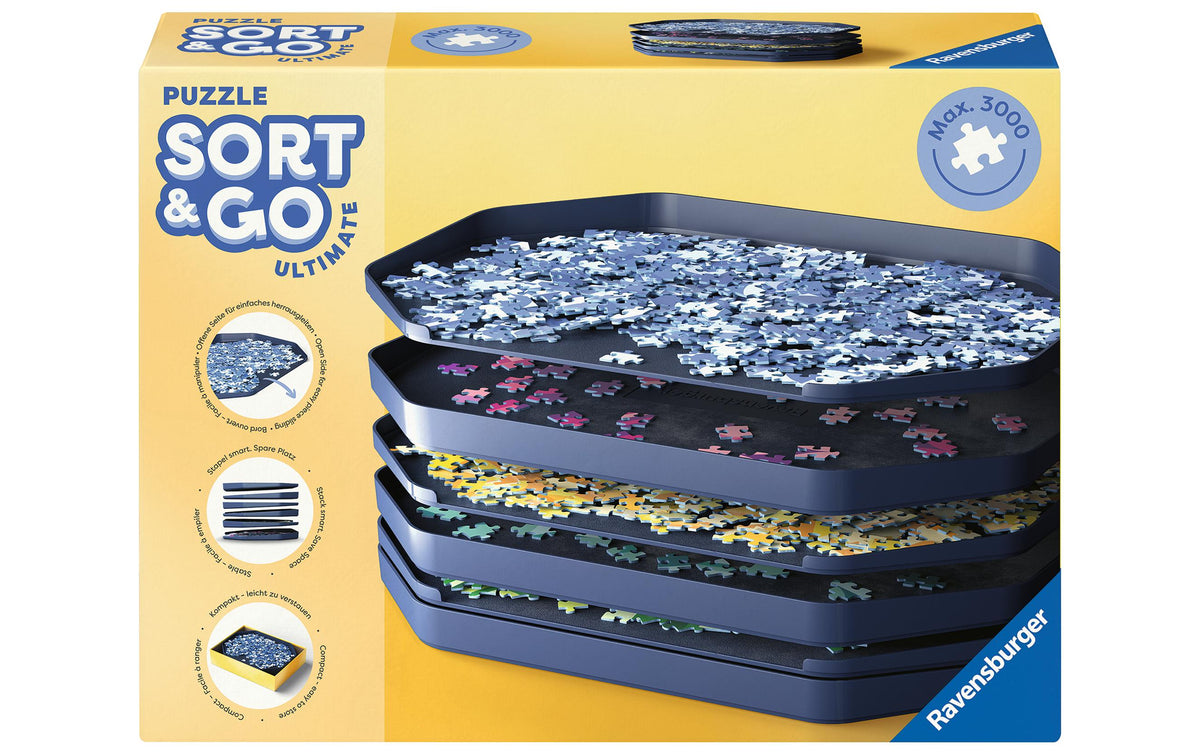 Ravensburger Sort & Go Deluxe – Logikspiel, ab 14 Jahren, mehrsprachig