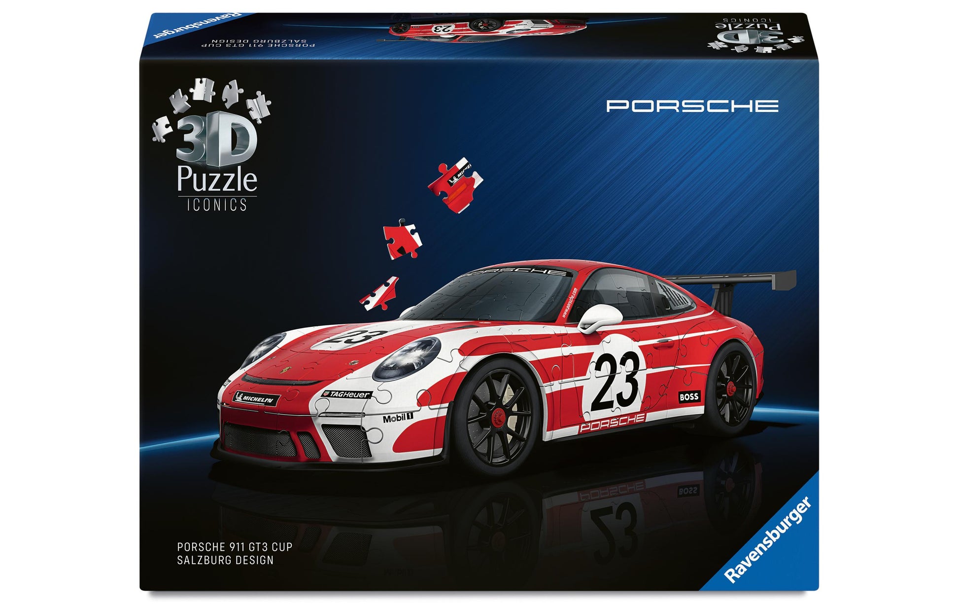 Ravensburger 3D Puzzle Porsche 911 GT3 Cup – 108 Teile – ab 8 Jahren