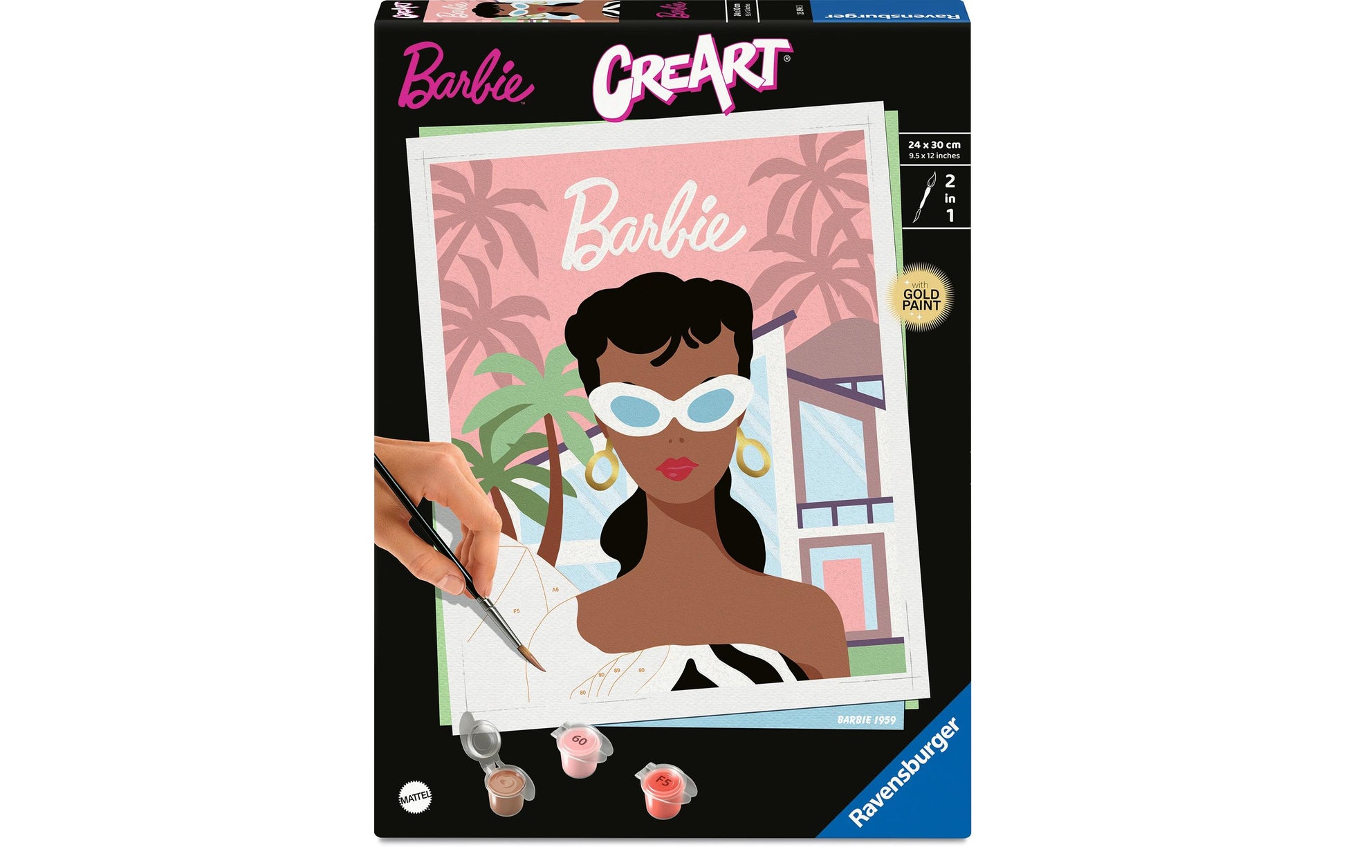 Ravensburger Malen nach Zahlen Set Barbie – ab 12 Jahren – 1 Bild – 240 × 300 mm