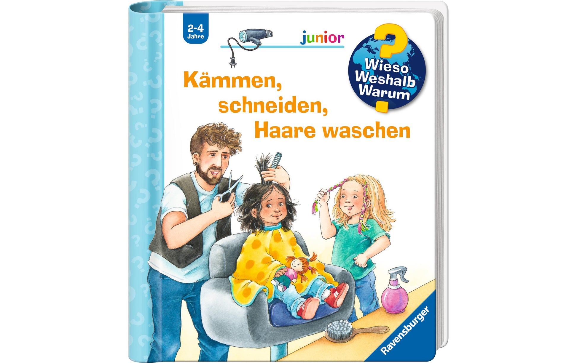 Ravensburger Buch – Wieso? Weshalb? Warum?: Kämmen, Schneiden, Haare waschen, 16 Seiten, ab 4 Jahren