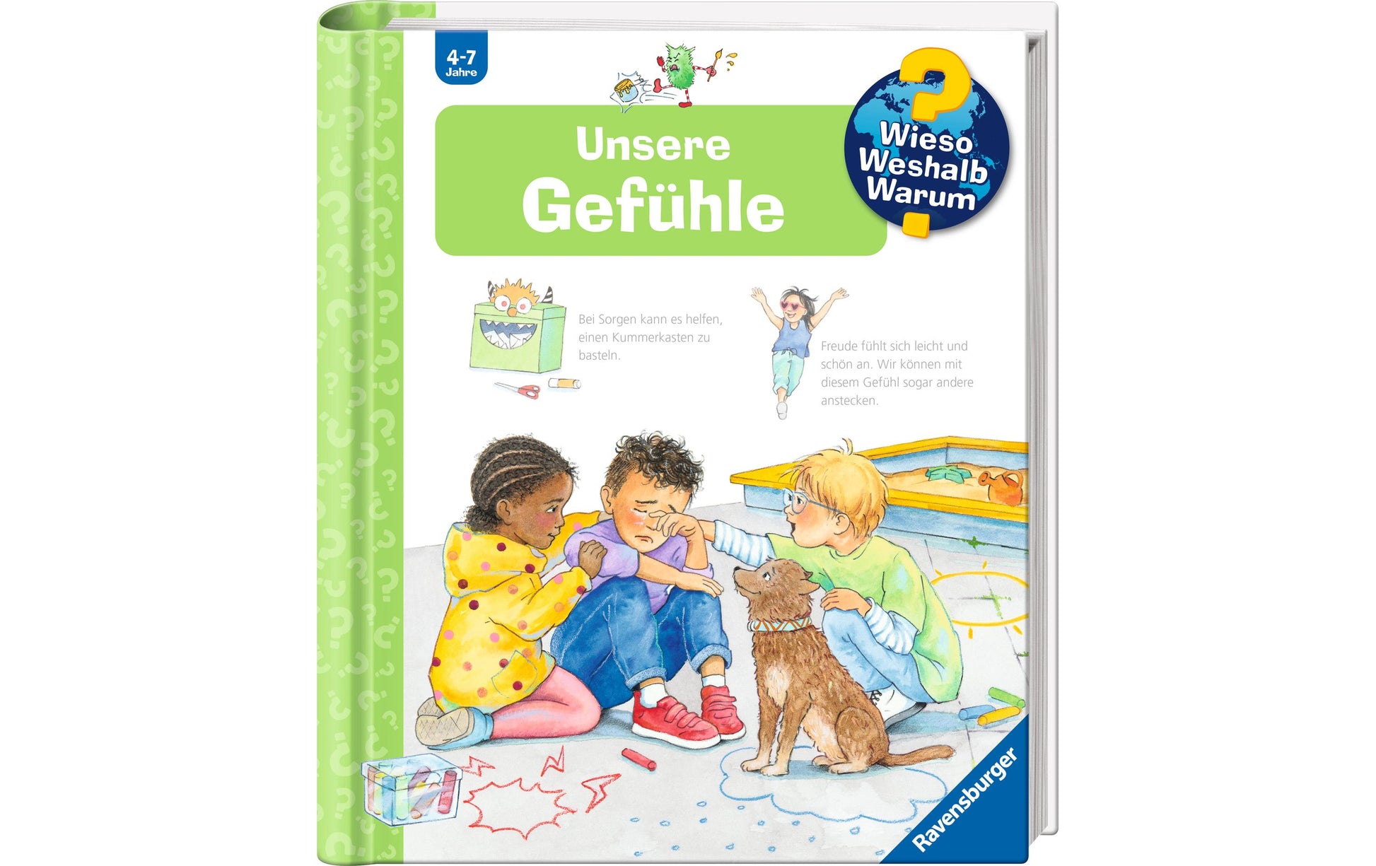 Ravensburger Buch – WWW58 Unsere Gefühle, Spiralbindung, 16 Seiten, Deutsch, ab 7 Jahren